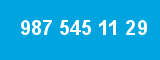 987 545 11 29 987 545 11 29